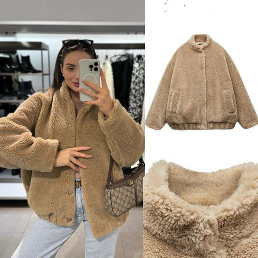 Ekaterinabutik |  Fleece Bomber Jacket