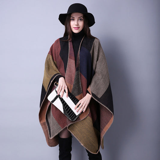 Ekaterinabutik | Scarf Versatile Lattice Ladies Travel Shawl